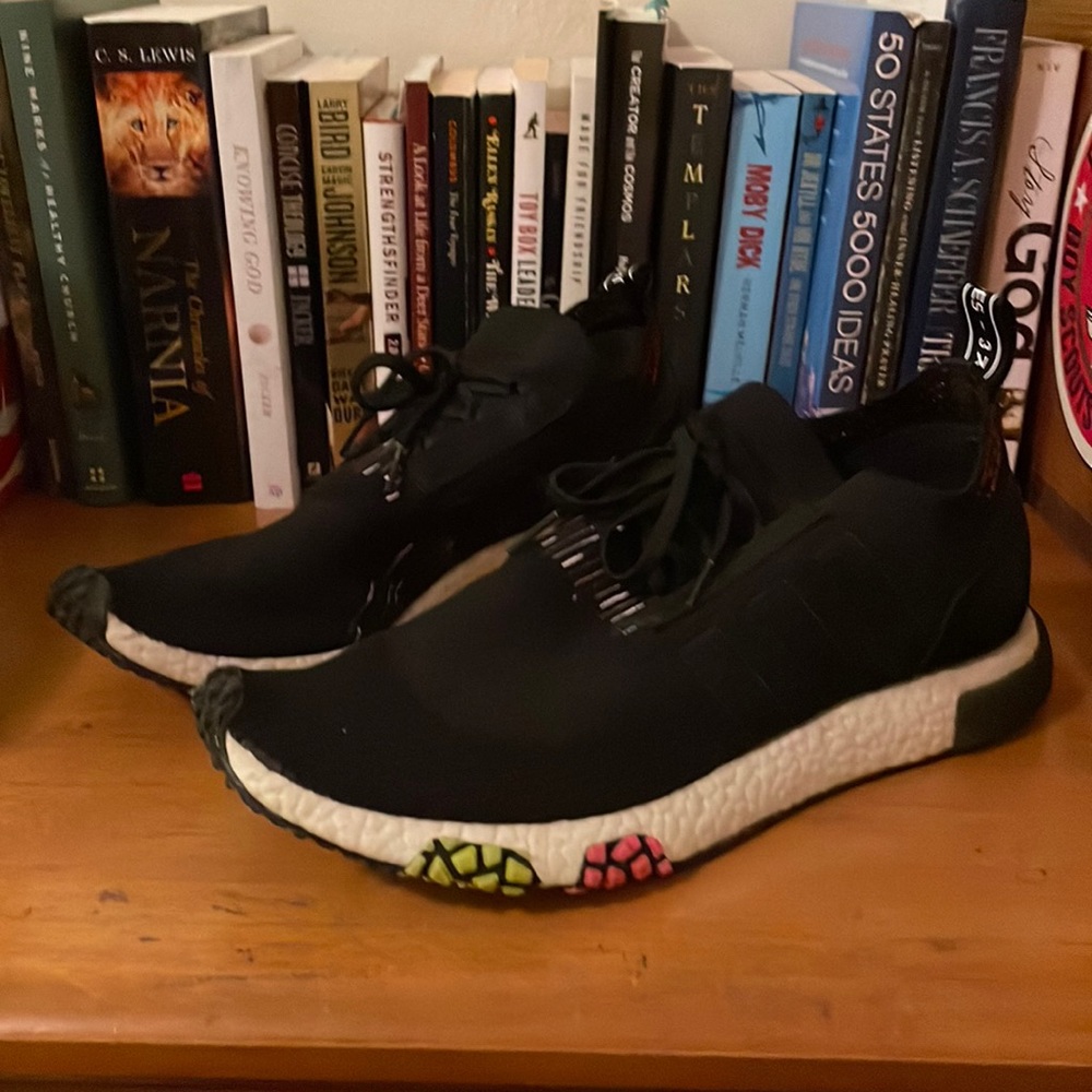 Adidas NMD Racer Primeknit. Used, good condition.
